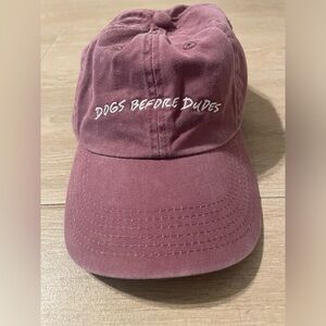 2 for $10 item!! ⭐️ Dogs before dudes-baseball hat/cap-maroon